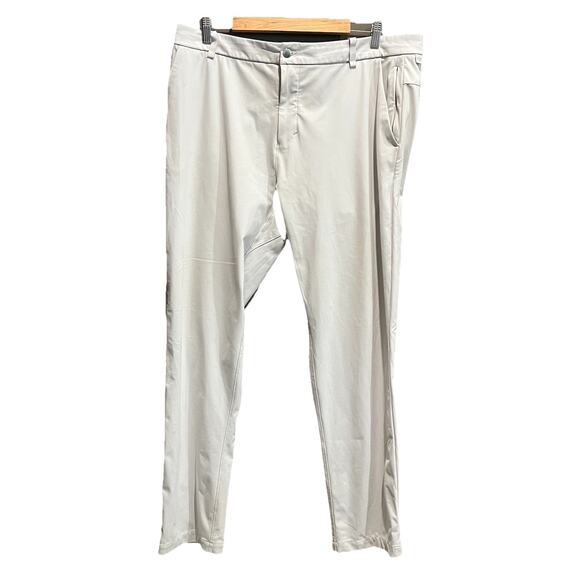 Lululemon Light Gray Commission Men's Pants Size 38 - Picture 1 of 5